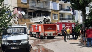Yangında mahsur kalan 3 çocuk itfaiye ekipleri tarafından kurtarıldı