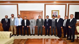 Yeni Malatyaspor Başkanı Hacı Ahmet Yamandan, Vali Şahine ziyaret
