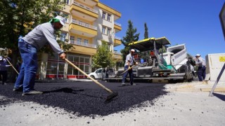 Yeni Sanayi Mahallesinde asfalt çalışması