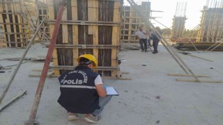 Yurt inşaatında yüksekten düşen işçi ağır yaralandı