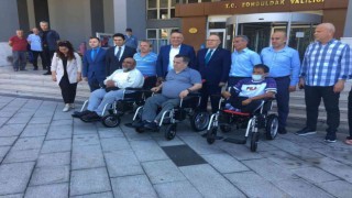 Zonguldak Kömürspor Başkanından engelli vatandaşlara destek