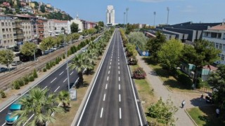 18 kilometrelik bulvar 17 günde yenilendi