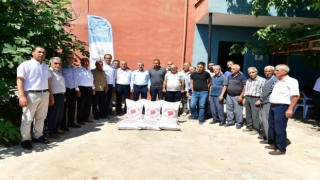 239 çiftçiye 21 ton arpa