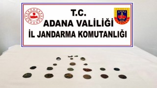 Adanada 20 tarihi obje ele geçirildi