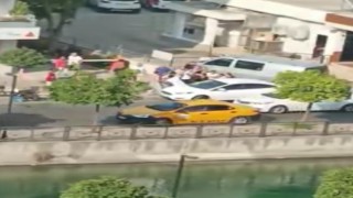 Adanada sokak ortasında kavga saniye saniye görüntülendi