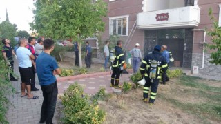 Adıyamanda bina yangınında 3 kişi dumandan zehirlendi