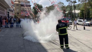 AFADdan gerçeğini aratmayan yangın tatbikatı
