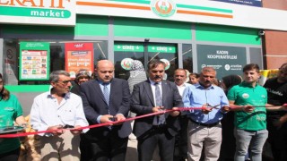 Ahlatta Tarım Kredi Kooperatif Marketi törenle hizmete açıldı
