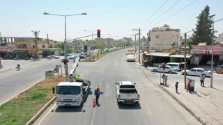 Akçakale ve Harranda trafik lambaları yenilendi