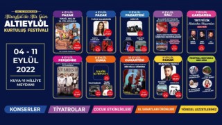 Altıeylülde kurtuluş festivali başlıyor