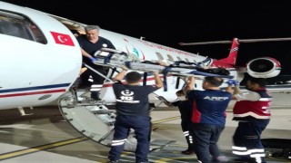 Ambulans uçak 2 yaşındaki bebek için havalandı