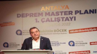 Antalya Deprem Master Planı 1. Çalıştayı düzenlendi