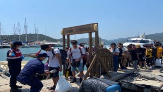Antalyada Kekova Adasına bırakılan 160 düzensiz göçmen yakalandı