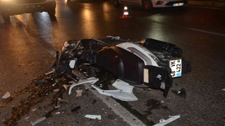 Antalyada motosiklet kazası: 2 ağır yaralı