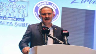 Antalyada Sağlık-Sen Şubesinin 6ncı Olağan Genel Kurulu gerçekleştirildi