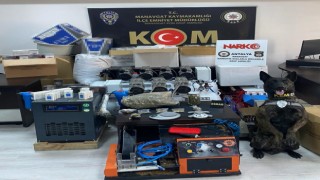 Antalyada uyuşturucu ve kaçak sigara operasyonuna 1 tutuklama