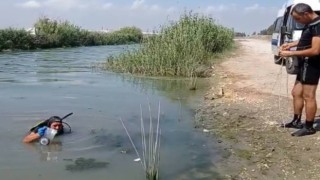 Araçla çarpılıp bıçaklanarak öldürülmüştü... Kurbağa adamlar, cinayet silahı bıçağı derede buldu