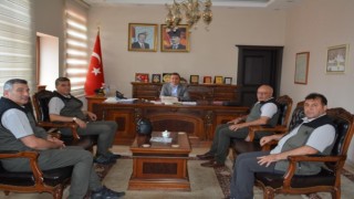 Ateşten Kaymakam Kemeleke ziyaret