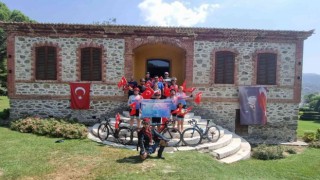 Aydın Ağır Pedallar Bisiklet Grubu 30 Ağustos için Çineye pedal bastı