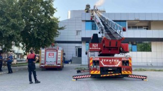 Aydın Polisevinde yangın paniği