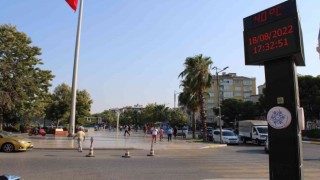 Aydında akşam üzeri termometreyi görenler şaştı
