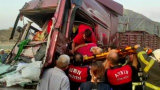 Aydında trafik kazası: 1i ağır 4 yaralı