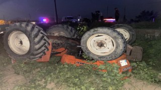Aydında traktör kazası: 1 ölü, 1 yaralı