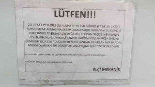 Aydınlı esnaf duyarsız vatandaşlara tepki gösterdi