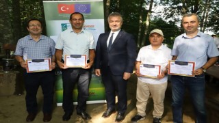 Azerbaycanlı heyet Samsunda fındık bahçelerini inceledi