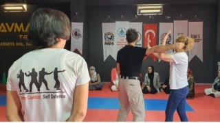 Bağlarda kadınlara şiddete karşı savunma eğitimi