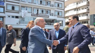 Bakan Dönmezden Başkan Gülere ziyaret
