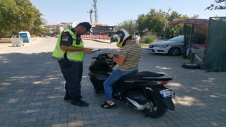 Balıkesirde jandarmadan asayiş ve trafik kontrolü uygulaması