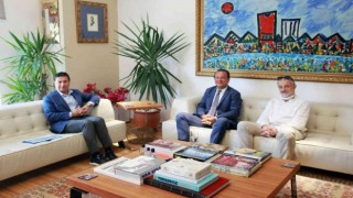 Başkan Aras, Kandilli Rasathanesi Müdürü Özeneri ağırladı