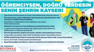 Başkan Büyükkılıç: “Kayseri, öğrenciler için doğru şehir”