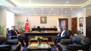Başkan Cabbardan Kaymakam Tunça hayırlı olsun ziyareti
