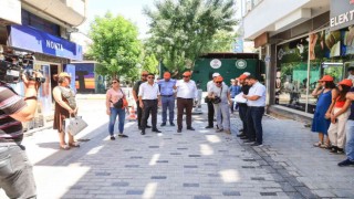 Başkan Çakın, basın mensuplarıyla birlikte saha çalışmalarını inceledi