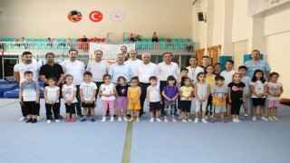 Başkan Güder, gençlerin spor keyfine ortak oldu