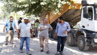 Başkan Kılınç, Atatürk Bulvarındaki çalışmaları inceledi