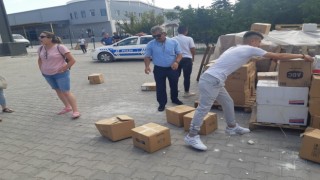 Başkentte fabrika önünde gerginlik