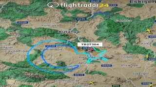 Bayraktar TB2 İHA, Kütahyada rotasını ay yıldızla çizdi