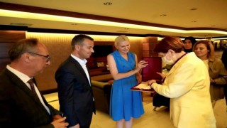 Belediye Başkan Vekili Subaşı, İYİ Parti Genel Başkanı Akşenerle bir araya geldi
