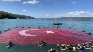 Beykozda engelliler ve SAT komandolarından 100. Yıl dalışı
