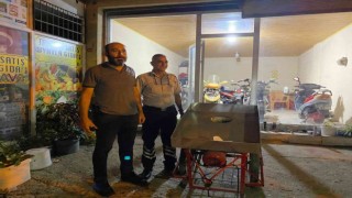 Biber çekme makinesi çalan zanlı tutuklandı