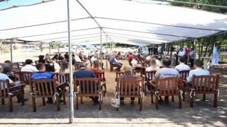 Biga Belediye meclis toplantısı Nilüfer Gölünde yapıldı