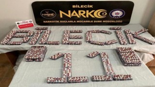Bilecikte 3 bin 920 adet sentetik uyuşturucu madde ele geçirildi