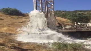Bingöldeki köylerde içme suyu için sondaj çalışmaları başladı