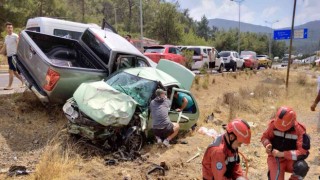 Bodrumda trafik kazası: 3 yaralı