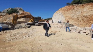 Bodrumda yeni hastane yolu yapımında sona gelindi