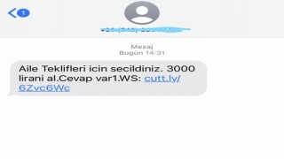 Bu mesaja dikkat; SMS ile linke yönlendiriyorlar