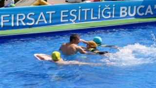 Bucada portatif havuzlara büyük ilgi